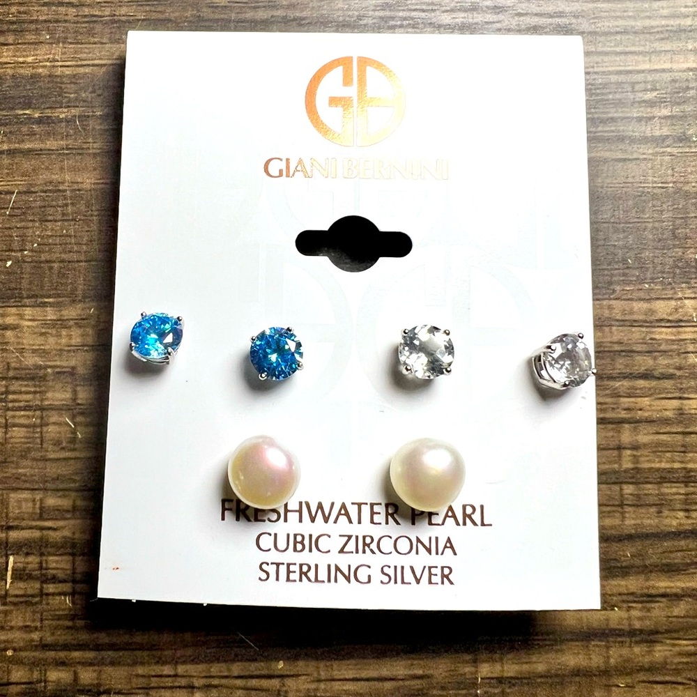 Giani Bernini 3 Set Earrings